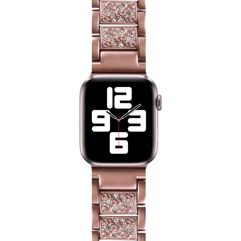 Watch Ultra 49mm Kordon Wiwu Three Beads Set Auger Metal Strap Kayış - 13 Watch Ultra 49mm Kordon Wiwu Three Beads Set Auger Metal Strap Kayış - 13